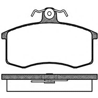 VALEO ÖN BALATA SAMARA 1.1-1.3-1.5 85-97 FTE KIRMIZI KUTU OEM: 21083501089-WVA21170 - VALEO 9001099 kodlu oto yedek parça