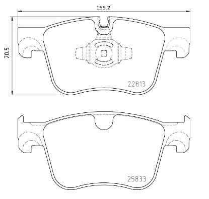 VALEO ÖN FREN BALATASI COMBO E 18 GRANDLAND 17 C4 13 BERLINGO 18 PARTNER 18 RIFTER 18 308 13 3008 16 508 18 5008 16 DS7 17 1609898580-1636925480-1678168480 OEM: 1609898580-1636925480-1678168480 - VALEO 9001839 kodlu oto yedek parça