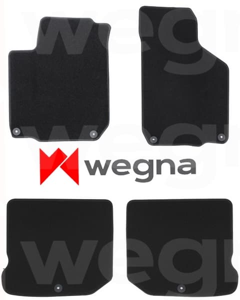 WEGNA HALI PASPAS SİYAH VW GOLF 4 1997-2004 OEM: PASPAS - WEGNA MAT180 kodlu oto yedek parça