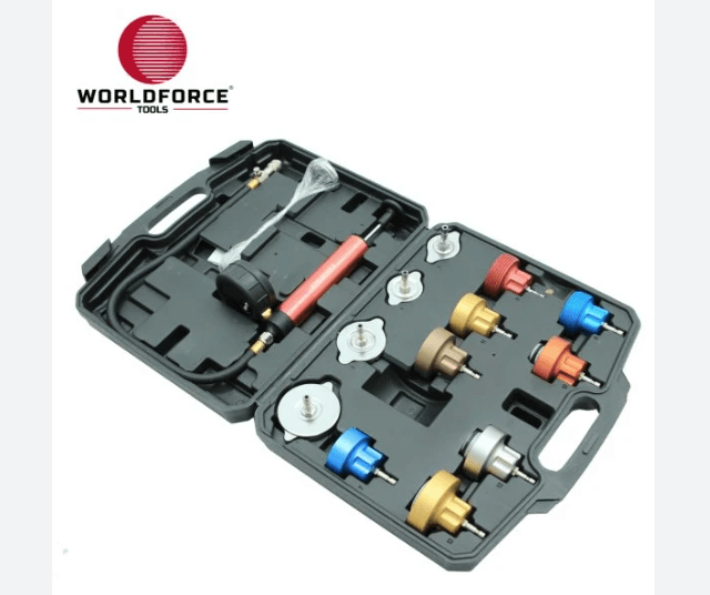 WORLDFORCE RADYATÖR TEST KİTİ 14 PARÇA 0-2.5BAR  - WORLDFORCE 11002 kodlu oto yedek parça