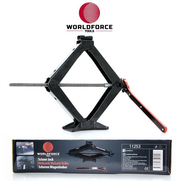 WORLDFORCE MEKANİK MAKASLI KRİKO 2 TON CIRCIR KOLLU GARAJ EKİPMANLARI HIRDAVAT  - WORLDFORCE 11253 kodlu oto yedek parça