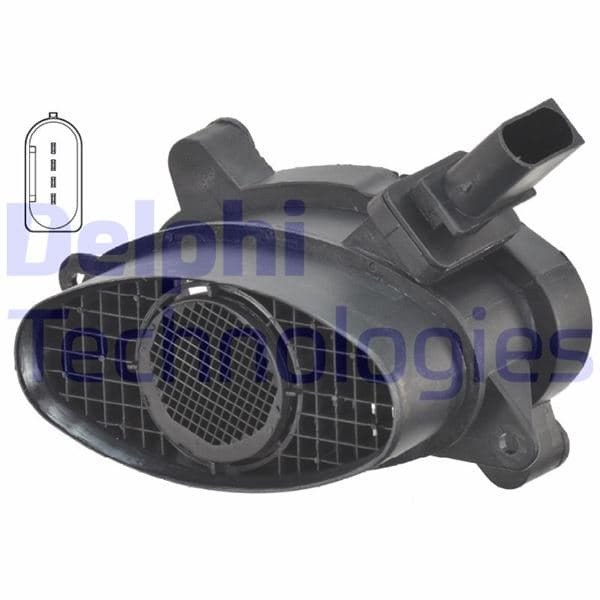 DELPHI HAVA AKIS METRE BMW M47 M57 E87 E90 E60 E61 E65 E66 E67 E83 E53 E70 E71 E72 OEM: 13627788744 - DELPHI AF10303-12B1 kodlu oto yedek parça