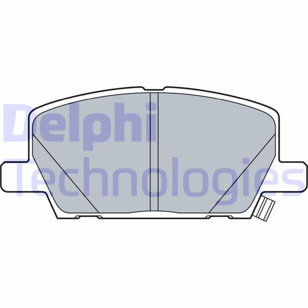 DELPHI ÖN FREN BALATASI OPEL MOKKA 13 CHEVROLET TRAX 13 300 mm OEM: 42566753-1680880680 - DELPHI LP3482 kodlu oto yedek parça