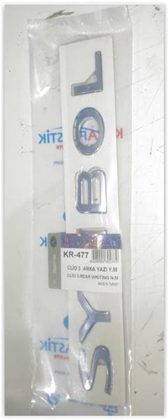 KAYA ARKA MONOGRAM YAZI SYMBOL OEM: 8200867304-8200867305 - KAYA KR477 kodlu oto yedek parça