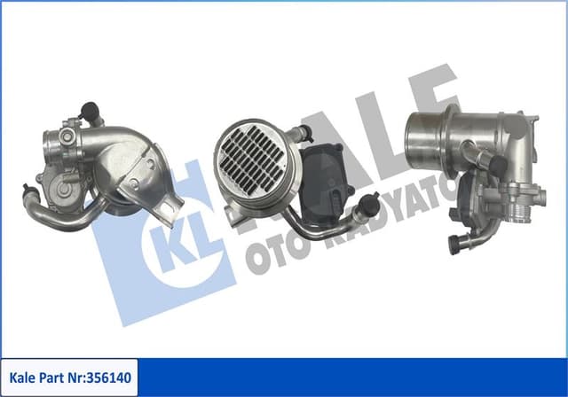 KALE-RADYATOR EGR MODÜL A3-Q3-TT-LEON-ATECA-OCTAVIA IV-SUPERB III-GOLF 7-PASSAT-SHARAN-TIGUAN 1.6/2.0TDI 12 04L131512BH-04L131512BQ-04L131512D OEM: 04L131512BH-04L131512BQ-04L131512D - KALE 356140 kodlu oto yedek parça