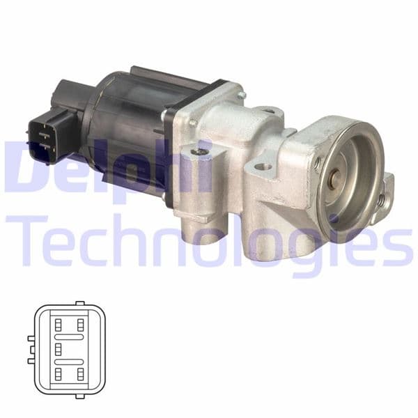 DELPHI EGR VALFİ ASTRA H 04 10 CORSA D 07 14 MERİVA A-B 03 10 17 ZAFİRA B 05 15 ASTRA J 10 15 1.7 Z/A17DTJ- DTR-DTF-DTI-DT OEM: 97376663-5851076 - DELPHI EG10524-12B1 kodlu oto yedek parça
