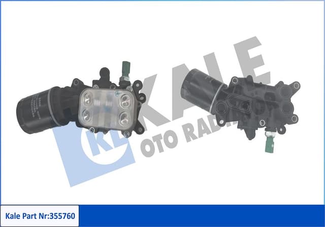 KALE YAĞ SOĞUTUCU MODÜL AUDI A1-SEAT IBIZA IV-TOLEDO IV-SKODA FABIA III-RAPID-POLO 1.4TDI 14 KOMPLE 04B115389B OEM: 04B115389B - KALE 355760 kodlu oto yedek parça