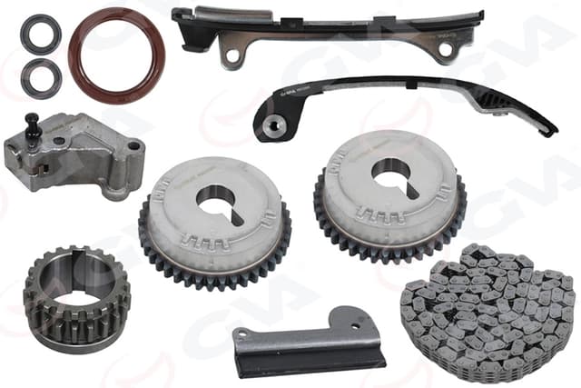 GVA EKSANTRİK ZİNCİR SETİ NISSAN ALMERA. PRIMERA 1.5L 1.6L QG15DE QG16DE 99-06 OEM: 130284M51A-13070AU000-130854M500 - GVA 59C9934 kodlu oto yedek parça