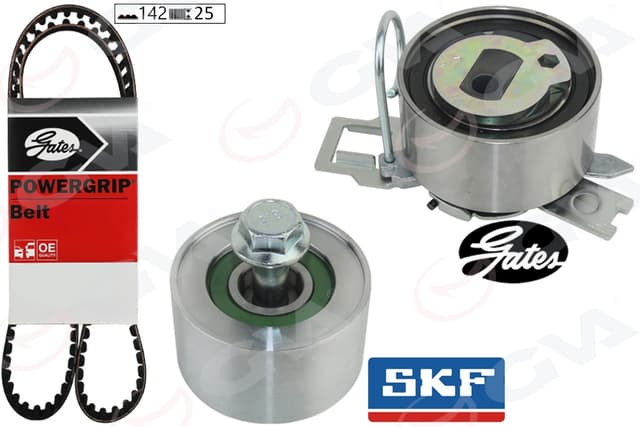 GVA EKSANTRİK GERGİ KİTİ HYUNDAI TUCSON İ30 ELANTRA KONA 1.6L D4FE CRDi 18- / KIA SPORTAGE CEED 1.6L D4FE 18- 1 KAYIŞ 2 RULMAN OEM: 243502U000-243702U001-243902U010 - GVA 59T9138 kodlu oto yedek parça