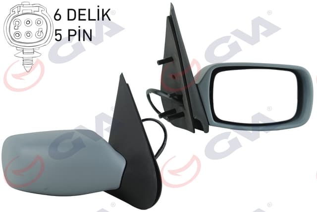 GVA DIŞ DİKİZ AYNASI SAĞ FIESTA 96 00 MAZDA 121 96 ELEKTRİKLİ ISITMALI ASTARLI KONVEKS VM-306EHPR OEM: XS6117683PAXWAA-1085361-1E0569120A - GVA 1037107 kodlu oto yedek parça