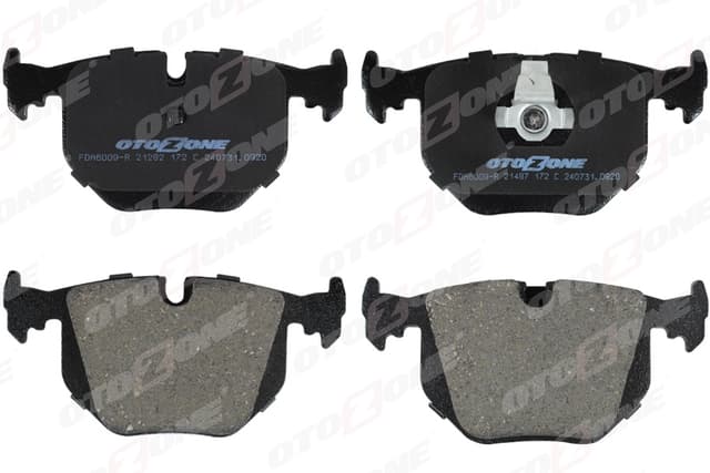 OTOZONE FREN BALATASI ARKA BMW E38 E46 E53 E83 E85 E86 E39 E85 E52 . LAND ROVER RANGE ROVER 3 L322 02 12 OEM: 34216761250-SFP500210 - OTOZONE FDA6009-R kodlu oto yedek parça
