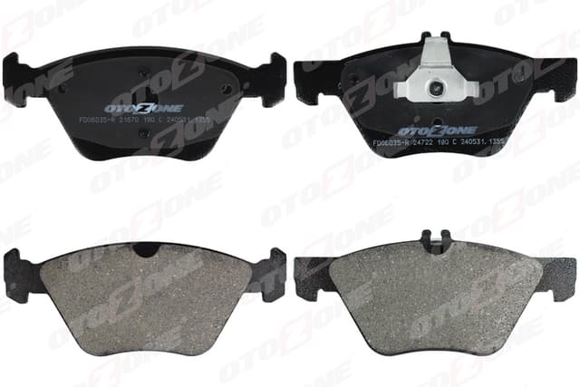 OTOZONE FREN BALATASI ON MERCEDES W210 W211 S211 C208 A208 OEM: A0044200720 - OTOZONE FDO6035-R kodlu oto yedek parça