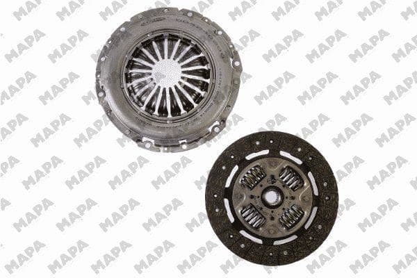 MAPA DEBRIYAJ SETI BASKI BALATA RENAULT MASTER II 01 06 TRAFIC II 01 06 OPEL VİVARO A 01 06 MOVANO A 01 06 1.9dCi F9Q 7701477758-93188756-7701476834 OEM: 7701477758-93188756-7701476834 - MAPA 006240509 kodlu oto yedek parça