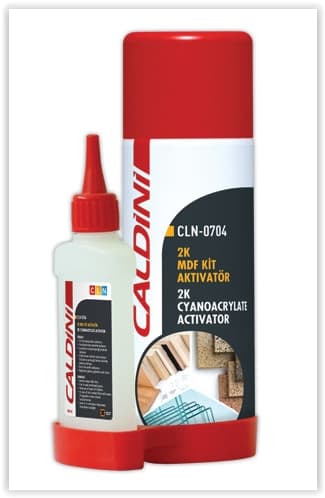 CALDINI HIZLI YAPIŞTIRICI KİT JAPON AKTİVATÖR 2K MDF 200 ML  - CALDINI CLN-00711 kodlu oto yedek parça