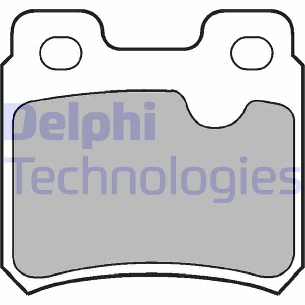 DELPHI ARKA FREN BALATASI VECTRA A 88-95 ASTRA F 94-98 CALIBRA A 90-97 KADETT E 86-91 VECTRA B 96> OEM: 1605877-1605728-90485138-90297537 - DELPHI LP586 kodlu oto yedek parça