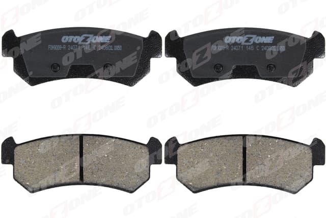 OTOZONE ARKA FREN BALATA CHEVROLET LACETTI 1.4L 1.6L 1.8L 04- / DAEWOO NUBIRA 1.4L 1.6L 1.8L 2.0L 04- OEM: 96405131-WVA24071 - OTOZONE FDA9008-R kodlu oto yedek parça