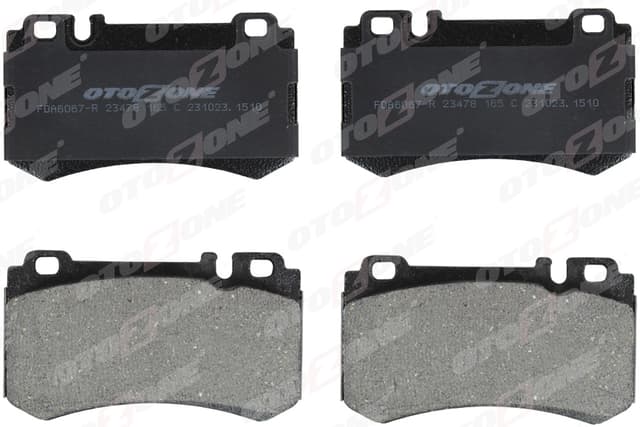 OTOZONE FREN BALATASI ARKA MERCEDES AMG C219 W211 W220 OEM: A0034209420 - OTOZONE FDA6067-R kodlu oto yedek parça