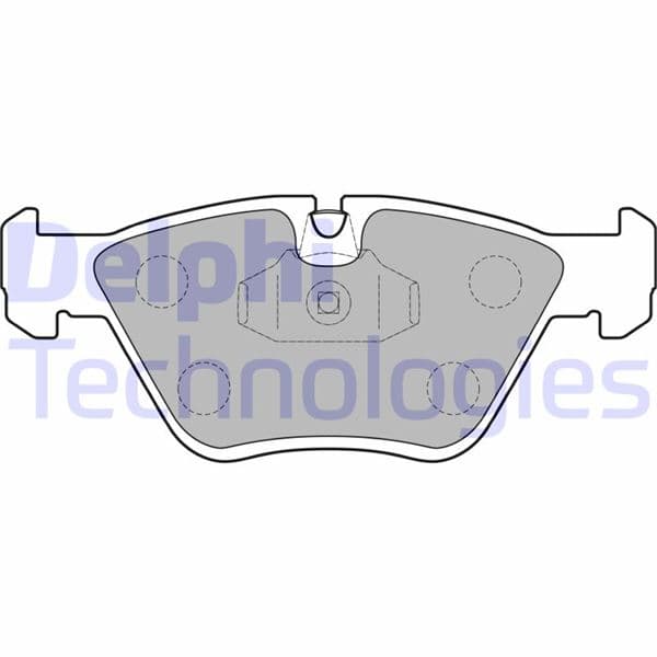 DELPHI FREN BALATASI ON BMW E36 E46 E34 E32 E83 E86 OEM: 34116779652 - DELPHI LP1843 kodlu oto yedek parça