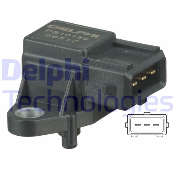 DELPHI BASINC SENSORU BMW M47 M57 M67 E46 E38 E39 E60 E53 . LAND ROVER FREELANDER 306DT L314 RANGE ROVER VO GUE L322 OEM: 13622246977-MHK101060 - DELPHI PS10139 kodlu oto yedek parça