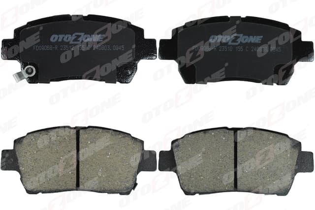 OTOZONE TOYOTA SIENTA-YARIS-COROLLA-CELICA-YARIS VERSO ÖN BALATA METAL İNDİKATÖRLÜ OEM: 044650W050 - OTOZONE FDO9068-R kodlu oto yedek parça