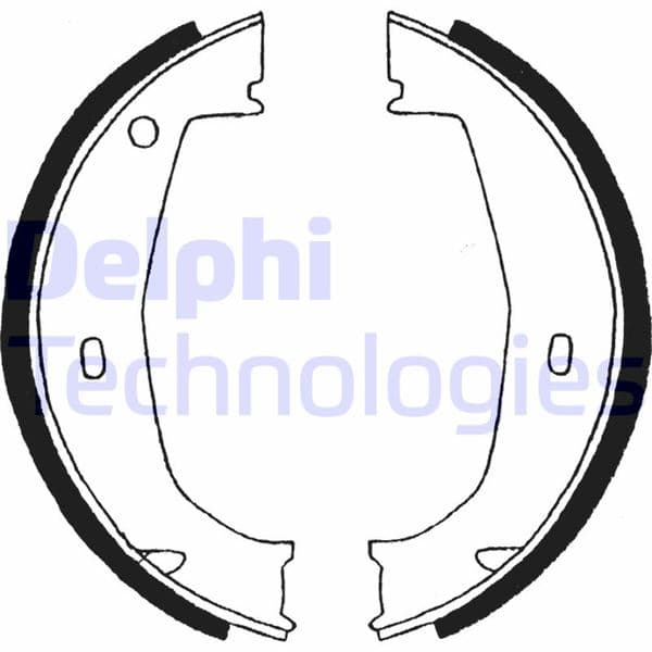 DELPHI FREN BALATASI ARKA PARK FRENI BMW E81 E82 E87 E88 F20 E46 E90 E91 E92 E93 F30 F31 F32 F36 E85 E86 OEM: 34416761291 - DELPHI LS1851 kodlu oto yedek parça