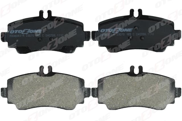 OTOZONE FREN BALATASI ON MERCEDES A-CLASS W168 99 04 OEM: A1684201420 - OTOZONE FDO6083-R kodlu oto yedek parça