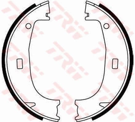 TRW EL FREN PABUÇ BALATA BMW 3 95-98 Z3 99-03 160x25 OEM: 34411160729-34411160924-34416761289 - TRW GS8594 kodlu oto yedek parça