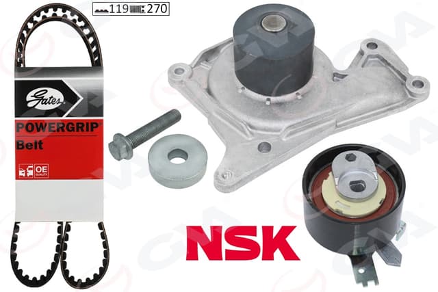 GVA TRIGER KAYIS SETI MERCEDES OM607 W176 W246 C117 W415 X156 . CLIO IV 12 SYMBOL III 13 FLUENCE 09 MEGANE IV 15 SANDERO II 12 DUSTER 10 QASHQAI II 13 PULSAR 14 JUKE 10 K9K 1.5 dCi EURO 5 DEVIRDAIMLI OEM: A6079930597-130C11508R-119A07049R - GVA 59WPK1420G kodlu oto yedek parça