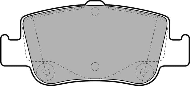 AUTOTECH ARKA BALATA AURIS-COROLLA 1.4D4D 1.4 VVTI-1.6 VVTI-1.8 2.0D-4D-2.2D 07 >12 > 1.3 1.6 13 > GDB3480 OEM: 04466-02182 - AUTOTECH DB369-160 kodlu oto yedek parça