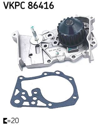 SKF DEVİRDAİM RENAULT CLIO II 98 CLIO III 05 FLUENCE 10 KANGOO 97 LAGUNA I 97 LAGUNA II 01 05 MEGANE I-II-III SCENIC I-II-II SYMBOL II 08 DOKKER 12 SANDERO 08 1.4 1.6 OEM: 7700105378-210100753R-8200962184 - SKF VKPC86416 kodlu oto yedek parça