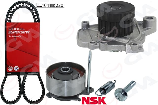 GVA TRİGER KAYIŞ SETİ EKSANTRİK SETİ DEVİRDAİMLİ HONDA CIVIC 1.4L D14Z6 1.6L D16V1 D16W7 VTEC EP ES EU 01-05 OEM: 19200PLMA01-14520PLC305-14400PLM014 - GVA 59WPK9221 kodlu oto yedek parça