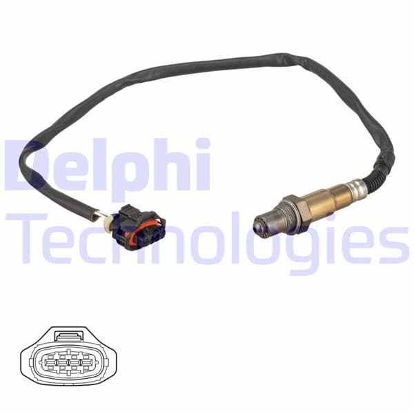 DELPHI OKSİJEN SENSÖRÜ ÖN ASTRA J-İNSİGNİA-MOKKA-ZAFIRA C-AVEO-CRUZE-1.6-1.8 A16XER-A18XER-B16XER OEM: 55562205-855530-25198484-855402 - DELPHI ES21225-12B1 kodlu oto yedek parça