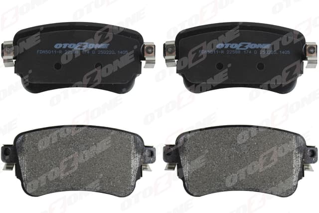 OTOZONE ARKA FREN BALATASI ZAFIRA LIFE 19> VIVARO C 19> JUMPY III 16> EXPERT 16> TOYOTA PROACE 16> 290 mm OEM: 1617936880-1673603880-SU001A6136 - OTOZONE FDA5011-R kodlu oto yedek parça