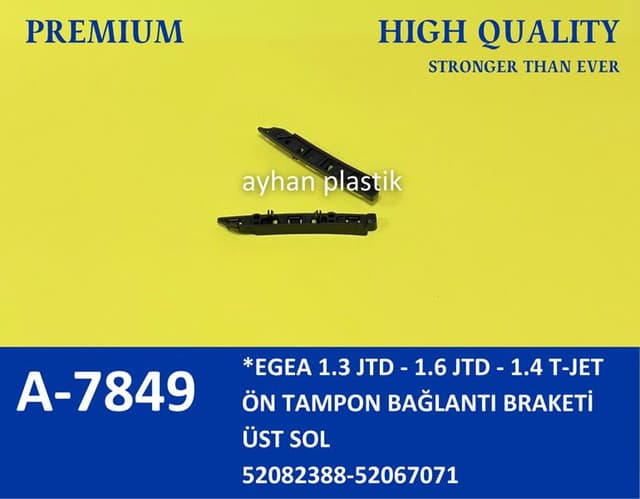 AYHAN ÖN TAMPON BAĞLANTI AYAĞI SOL ÜST FIAT EGEA 1.3 JTD-1.6 JTD- 1.4 T-JET OEM: 52082388-52067071 - AYHAN A7849 kodlu oto yedek parça