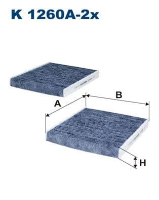 FILTRON POLEN FILTRE TAKIMI BMW F07 F10 F11 F18 F06 F12 F13 F01 F02 F04 KARBONLU OEM: 64119272642 - FILTRON K1260A-2X kodlu oto yedek parça