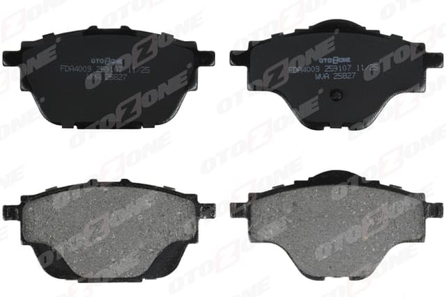 OTOZONE ARKA FREN BALATASI ASTRA L-GRANDLAND-C4 GRAND/SPACETOURER-C5 AIRCROSS-P508-P5008-P308-P3008-DS4-DS7 OEM: 95525386-1609000980-1647874380 - ZZOTOZONE FDA4009 kodlu oto yedek parça