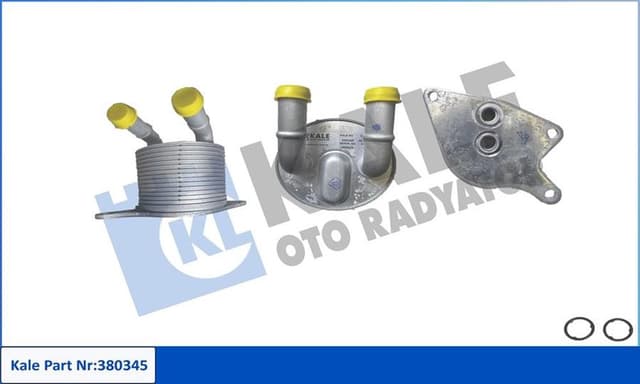 KALE-RADYATOR TORK KONVERTOR YAG SOGUTUCUSU BMW F40 F44 F45 F46 F48 F49 F39 OEM: 24148699905 - KALE 380345 kodlu oto yedek parça