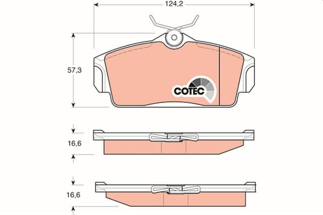 TRW ÖN BALATA PRIMERA P11 1.6 2.0 96/12.02 ALMERA 1.5 1.8 00 1.5DCİ 2.2DCİ 03 OEM: 410602F525-410602F526-WVA23093 - TRW GDB3168 kodlu oto yedek parça