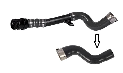 OTOZONE TURBO HORTUMU PLASTİK BORU HARİÇ MEGANE IV -SCENIC IV -TALISMAN -KADJAR -NISSAN QASHQAI II 1.5DCI OEM: 1446000Q1D - OTOZONE HOB1050 kodlu oto yedek parça