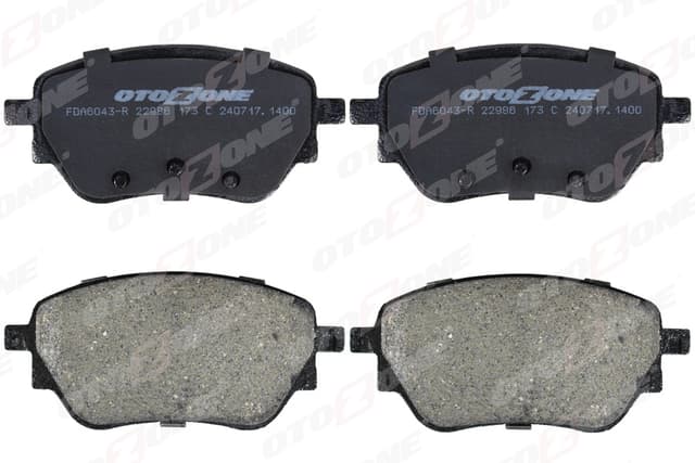 OTOZONE FREN BALATASI ARKA MERCEDES W177 V177 W247 C118 X118 H247 X247 OEM: A0004207500 - OTOZONE FDA6043-R kodlu oto yedek parça