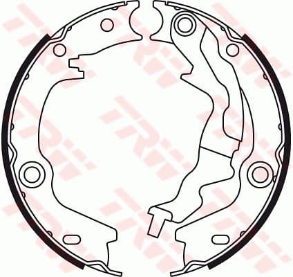 TRW EL FREN PABUÇ BALATA ACCENT 1.4GL 1.5CRDİ 1.6GLS 05-10 KIA RIO 1.4 1.5CRDI 1.6 05 08 168x32 OEM: 583501GA00 - TRW GS8781 kodlu oto yedek parça