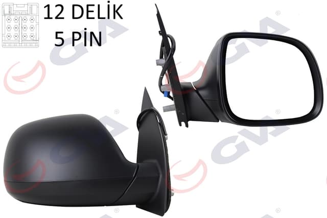 GVA DIŞ DİKİZ AYNASI SAĞ TRANSPORTER T6 CARAVELLE 10 ELEKTRİKLİ ISITMALI KONVEKS 5 FİŞ VM-6196EHR 7E1857507CA9B9-7E1857528F9B9-7E1857 OEM: 7E1857507CA9B9-7E1857528F9B9-7E1857 - GVA 1075545 kodlu oto yedek parça