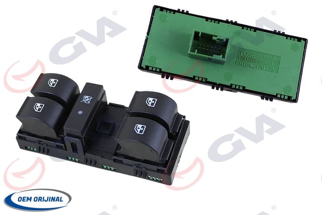 GVA CAM AÇMA ANAHTARI FIAT EGEA ÖN SOL 15- SÜRÜCÜ DÖRTLÜ OEM: 735631478-735632352 - GVA 8029544 kodlu oto yedek parça