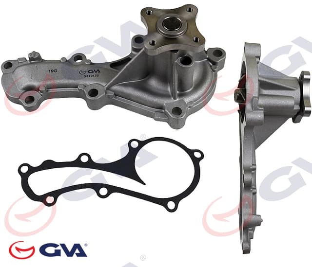GVA DEVIRDAIM SU POMPASI NISSAN PRIMERA 1.6L 1.8L QG16 QG18 P12 03- / ALMERA 1.5L QG15DE N16 02- 1.8L QG18DE 99- OEM: 210104M525-210104M526-210109F605 - GVA 5270132 kodlu oto yedek parça