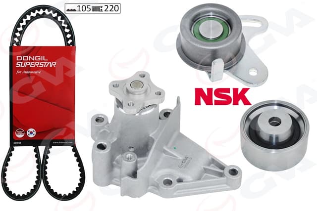 GVA DEVİRDAİM EKSANTRİK GERGİ KİTİ HYUNDAI ACCENT ADMIRE 1.5L G4EB 01- ERA 1.4L 1.6L G4ED G4EE 01-10 / GETZ 1.4L 06-10 / MATRIX. ELANTRA 1.6L 01-06 / KIA RIO 1.4L 1.6L 06-10 / CERATO 1.6L 04-07 OEM: 2431226001-2481026020-2510026900 - GVA 59WPK9123 kodlu oto yedek parça