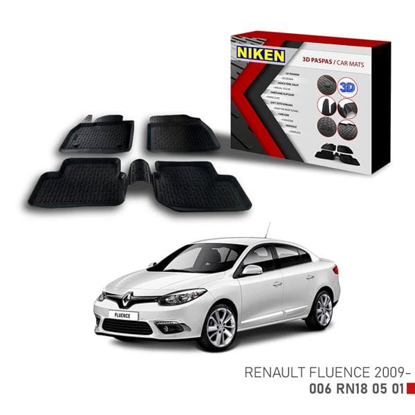 NIKEN 3D PASPAS RENAULT FLUENCE 2009-  - NIKEN 006RN180501 kodlu oto yedek parça