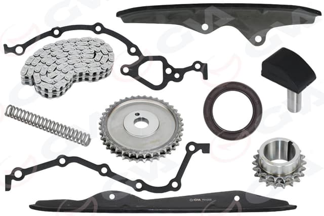 GVA EKSANTRİK ZİNCİR SETİ MITSUBISHI PAJERO 2.6L 4G54 L042G L047G benzinli 82-90 OEM: MD021230-MD021233-MD084945 - GVA 59C8100 kodlu oto yedek parça