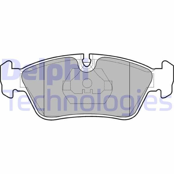 DELPHI FREN BALATASI ON BMW E46 E36 91 05 OEM: 34116761244 - DELPHI LP710 kodlu oto yedek parça