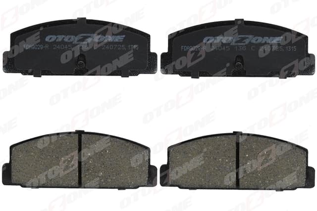 OTOZONE ARKA FREN BALATA MAZDA 323 LANTIS 1.8L BP DOHC BJ 99-01 / 626 FS GF 98-01 / MAZDA 6 2.0L LF-DE GG GH 02- OEM: GEYC2643Z-GEYC2648ZA-GJYA2648Z - OTOZONE FDA9029-R kodlu oto yedek parça