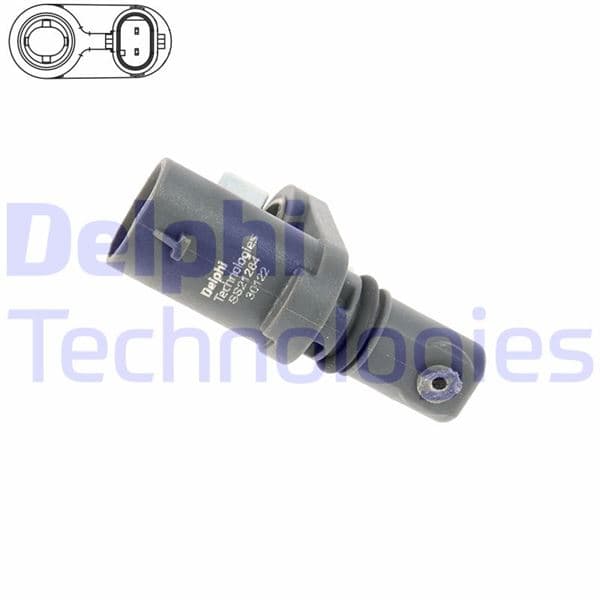 DELPHI ARKA ABS DEVİR HIZ SENSÖRÜ P208-P308-P508-P2008-P3008-P5008-RIFTER-PARTNER-BERLINGO-C4-C5-DS3- DS4-DS7-DS9 OEM: 9810961080 - DELPHI SS21264-12B1 kodlu oto yedek parça